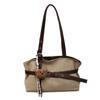 Bolso de Mano Retro Coreano de Gran Capacidad 2025 Otoño Nueva Moda Bolso Cubo Portátil Bolso de Hombro para Viajes y Uso Diario