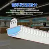 Iluminación comercial y de supermercado anti-reflejos transfronteriza, luces de estantería interiores sin parpadeo, luces colgantes de barra larga sin juntas para salas de exposición