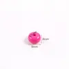 Cuentas de Ábaco de Color Sólido Luminoso, Cuentas Espaciadoras, Cuentas Planas, Material para Pulsera de Cuentas Hecha a Mano DIY, Cadena de Teléfono Móvil