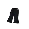 QK263016 Calça Infantil 2026 Chegada de Outono Cintura Elástica para Meninas Estampa Completa de Bolinhas Calça Longa Flare