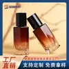 Fabricante Original Botella Hexagonal de 30ml para Base Líquida Loción Cosmética Transparente de Vidrio Botella con Dispensador Venta al por Mayor