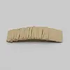 Pinza para el Cabello de Tela Plisada Estilo Coreano Inspirada en Ins, Pinza Bb Vintage de Color Sólido para Flequillo Lateral, Pinza para el Cabello Elegante y Sencilla para Mujeres