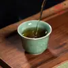 Taza de Té de Celadón de Longquan Taza de Maestro Taza para Beber Té Par Juego de Té Kung Fu Cerámico de Gama Alta Taza Individual de Té Personal