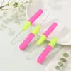 Ganchillo para pelucas, herramienta de tejido de pelucas, ganchillo para rastas hecho a mano DIY, gancho de lengüeta para tejer alfombras, se puede imprimir con logo