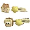 Galletas Lentes Comida Juego Estrellas Pinza Pico de Pato Ins Dulce Niña Corazón Pinza Animal Flequillo Clip Dibujos Animados Sombrero Mujer