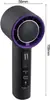 Ventilador Turbo Portátil Recargable por USB de Mano con Pantalla Digital 100 Velocidades Ajustables Ventilador de Refrigeración Personal con Luz LED Flujo de Aire Potente Mini Ventilador para Viajes Oficina Exterior y Uso Diario