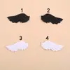 Binyan tela bordada adhesivo sello bordado para computadora boutique DIY alas de ángel blanco y negro parche decoración de ropa parche parche