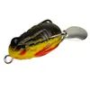 Casting de Longa Distância Isca de Sapo Realista 2,5cm Anzol Duplo Isca Spinner Isca de Sapo Pesca em Água Salgada Conjunto de Iscas Macias