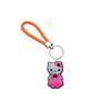 Llavero de cuerda trenzada creativo de la serie Hello Kitty de Amazon, colgante de coche creativo Dunhuang de cuero con dibujos animados