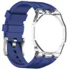 Viento claro adecuado para el modelo de reloj de bolsillo AP co-branded Swatch Royal Pop, caja transparente + correa de silicona