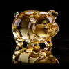 Adornos Personalizados de Caballo de Cristal, Amuletos Finamente Tallados de la Suerte, Figuras de Caballo para el Éxito, Decoración de Oficina y Hogar, Adornos de Buey, Oveja, Conejo, Cerdo de Cristal