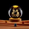 Atacado transfronteiriço Mickey Mouse 3D tridimensional gravação a laser esfera de cristal quarto cabeceira atmosfera luz noturna enfeites