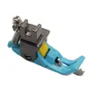 Máquina de Coser Plana Modelo Nuevo Pie Prensatelas Rodillo de Plástico de Teflón para Borde Derecho SP-18 con Tope de Borde Cuchilla Pie Prensatelas Transfronterizo
