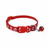 1.0 parche de huellas de pata de mascota collar para perro collar con campana para gato tienda de fábrica una gran cantidad de stock