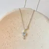 Pulsera Collar de Piedra Lunar Estrella y Luna para Mujer, Estilo de Lujo Ligero Nicho de Gama Alta, Regalo para Mejor Amiga, Diseño Único Exquisito