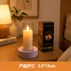 Luz de vela eletrônica simulada LED, acrílico, para casamentos, fotografia, role-playing, iluminação de guia, Natal, aniversários e expressar amor, luz de ambiente