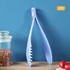 Nuevas Pinzas de Plástico para Comida Tres en Uno para Cocina para Uso Doméstico, Pinzas Multifuncionales para Fideos, Pinzas para Pan y Snacks, Espumadera para Fondue