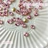 Decoraciones de Arte para Uñas de Pedrería Puntiagudas Rosas Famosas en Internet Corazón Deslumbrante con Forma de Corazón Octagonal Rectangular de Ángulo Recto Cuadrado Grueso Pedrería para Uñas Portátil