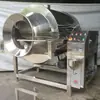 Wok de Tambor Calefactor Eléctrico de 500L, Wok para Saltear Productos de Res y Cordero, Olla para Sándwiches Wok para Saltear Uniformemente Salsa de Comida