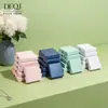 Deqi Joyería Empaque Personalizado Anillo Collar Colgante Pendientes Cajón Caja de Papel Empaque de Joyería Caja de Regalo