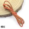 Accesorios 3mm cuero de una cara terciopelo coreano cuerda de piel de ciervo cuerda de cuero PU imitación cuerda para collar pulsera joyería DIY hecha a mano