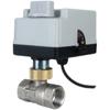 Válvula de bola eléctrica bidireccional autónoma manual de acero inoxidable 304 blanco, solenoide de dos hilos 12V24V220V, DN25 pulgada