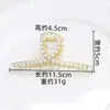 Pinza para el Cabello de Moda, Pinza de Tiburón Grande para Cabello Grueso, Pinza de Garra Estilo Francés para Mujeres, Accesorio para el Cabello de Alta Gama para la Parte Posterior de la Cabeza