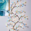 Celebridad de Internet Transfronteriza Decora Dormitorio con Luces de Hilo, Ramas de Ratán, Luces Decorativas para Habitación, Luces de Colores, Iluminación Ambiental Led