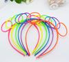 Plástico Fluorescente Cor Coroa De Cabelo Banda Orelhas De Gato Orelhas De Coelho Fivela De Cabelo De Crianças Acessórios De Cabelo Headwear Atacado Flor De Cabelo