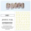 Celebridad en línea uñas hellokitty pegatinas dedo medio vertical gato KT lindo gatito gatito parte trasera adhesiva pegatinas de uñas flor joyería