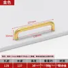 Mango de aleación de aluminio sólido engrosado Manija moderna minimalista para puerta de gabinete, armario, cajón Mango en forma de U Agujero Doble Agujero Único Acabado de Oxidación