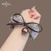 Base azul frío con malla de estampado de leopardo marrón y cordón de cuero, scrunchie de cuenta redonda para mujer, estilo vintage 2026, añade un toque retro