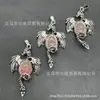 Ventas Directas de Fábrica Tendencia Europea y Americana Elegante Piedra Natural Elegante Nuevo Dragón Volador Moda Collar con Colgante