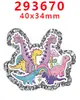 Accesorios Acrílicos de Dibujos Animados con Purpurina Transfronterizos Accesorios de Joyería DIY de Resina Parche Pasador Pasador Gt-Y-293670