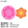 Forma de Silicone para Bolo Crisântemo Margarida Rosa Forma de Fondant Rosa Flor de Fondant Forma para Bolo de Chocolate