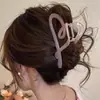 Pinza para el Cabello Fino con Diseño Floral, Pasador de Gama Alta para Mujer, Nuevo Modelo 2026, Pinza de Tiburón de Tamaño Mediano