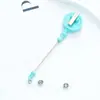 Clipe Rotativo Retrátil Fivela de Puxar Fácil Chaveiro de Contas DIY Fivela Retrátil Crachá de Enfermeira Cartão de Identidade Fivela de Cordão Retrátil de Puxar Fácil