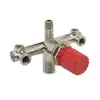 Accesorios para bomba de aire ensamblaje de interruptor de control de compresor de aire transmisión por correa viga transversal de cinco vías seis vías manija de hierro soporte de salida de aire
