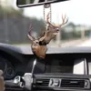 Novo Pingente Criativo de Galho de Veado Transfronteiriço Ornamento Acrílico Plano para Pendurar no Carro Chaveiro de Mochila Decoração Presente