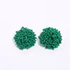 Pendientes Bohemios Pendientes de Cuentas de Arroz Hechos a Mano Pendientes Creativos Personalizados Pequeños de 15 mm Pendientes Exquisitos