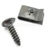 M4 M5 Motocicleta Coche Pedal Eléctrico Cubierta de Plástico Retenedor de Metal Tornillos Autorroscantes y Clips