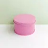 Venta Directa del Fabricante Caja Redonda de Hojalata para Dulces Caja de Regalo de Boda Caja de Empaque Metálico Caja de Regalo para Acompañamiento de Boda