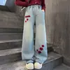 Pantalones de Ropa de Otoño para Niñas 2026 Nuevo Estilo Jeans de Pierna Recta para Niños Pantalones de Pierna Ancha Estilo Primavera y Otoño para Niñas de Secundaria Niños Grandes
