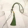Cuerda para Colgante Tejida a Mano DIY con Borla, Colgante para Bolsa de Incienso, Cuerda Decorativa Estilo Chino
