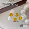 Rhinestones Octagonales K9 Premium para Uñas con Diseño de Rosa del Milenio, Populares Lujosos Brillantes Multifacéticos de Cristal con Base Puntiaguda para Uñas