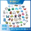 Atacado do Fabricante Série de Animais Versão Q Acessórios, Material Epóxi Resistente ao Desgaste Charms para Sapato, Decorações Personalizadas DIY para Sapato Crocs