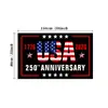 Banderas de Jardín Personalizadas para el Día de la Independencia para Ventas Transfronterizas, Banderas del 250 Aniversario Americano, Banderas Colgantes Temáticas de Perros para el Ambiente Festivo
