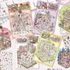 Adesivos de Paisagem Cena em Miniatura Colagem Pop-Up 3D Casa Artesanal Alívio do Estresse Diversão DIY Adesivos de Desenho Animado para Diário