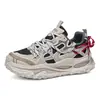 Malla Transpirable Amortiguación de Aire Zapatos de Papá Nuevos para Hombre Suela Gruesa para Exteriores Antideslizantes Resistentes al Desgaste Deportivos Casuales de Moda Zapatos para Hombre