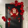 Set de Decoración de Puerta para Habitación de Boda, Pegatinas para Puerta de Boda con Palabras Felices para los Novios, Especial para la Puerta del Dormitorio de Boda